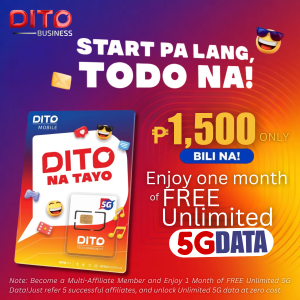 Dito Sim card Unlimited 5G